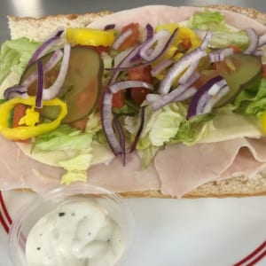 Ham & Turkey Sub.