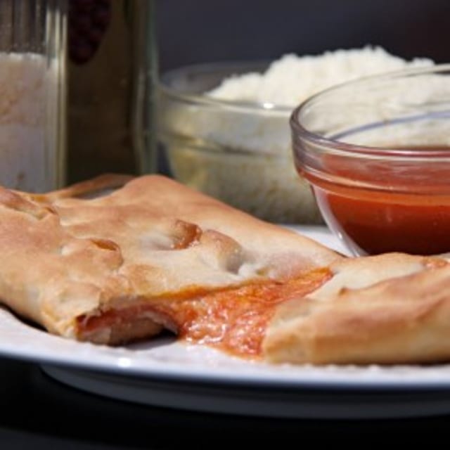Stromboli and a 16 Oz Drink.